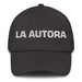 La Autora The Author Mexican Spanish Pride Gift Regalo Dad Hat Mexicada Dark Grey