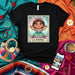 LA BAIANA Loteria Card T-Shirt Cute Cartoon Girl Maracas Floral Crown Hispanic Culture Gift Unisex Tee Number 17 Mexicada