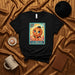 La Belga Waffle Loteria Card T-Shirt: Cute Cartoon Mexican Bingo Game Art Tee, Unisex Food Pun Graphic Shirt, Number 17 Kawaii Design, Unique Gift for Waffle Lovers & Spanish Culture Fans Mexicada