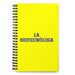 La Biotecnóloga The Biotechnologist | Yellow Spiral Notebook, 140 Dotted Sheets | Funny Gift Idea Home Office Work | Mexican Spanish Pride Gift Mexicada