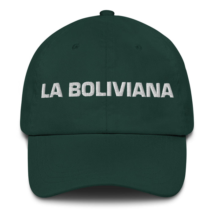 La Boliviana The Bolivian Mexican Spanish Pride Gift Regalo Dad Hat - Mexicada