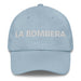 La Bombera The Firefighter Mexican Spanish Pride Gift Regalo Dad Hat Mexicada Light Blue