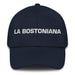 La Bostoniana The Bostonian Mexican Spanish Pride Gift Regalo Dad Hat Mexicada Navy