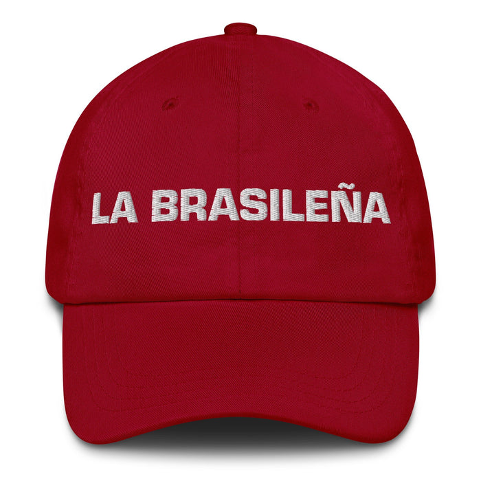 La Brasileña The Brazilian Mexican Spanish Pride Gift Regalo Dad Hat - Mexicada