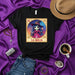 LA BRUJA Cute Kawaii Witch Lotería Card 13 T-Shirt, Mystical Sorceress Graphic Tee, Spooky Halloween Costume Shirt, Mexican Bingo Game Inspired Design, Magic Cauldron and Stars Artwork, Unisex Adult Shirt Gift Idea Mexicada