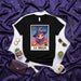 LA BRUJA Cute Purple Witch Halloween Loteria Card Graphic Tee Unisex Black T-Shirt Spooky Season Latinx Magic Costume Inspired Folk Game Merch Aesthetic Gift Mexicada