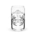 La Bruja Exclusive Art Piece Can-Shaped Glass Home Office Work Mexican Spanish Pride Gift Cup One-Of-A-Kind Calligraphy Glass | L10 Mexicada