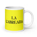 La Cabreada The Pissed Off One Funny Home Office Work Coffee Mug Mexican Spanish Pride Gift White Glossy Cup Yellow Card Mug Mexicada 20 oz