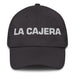 La Cajera The Cashier Mexican Spanish Pride Gift Regalo Dad Hat Mexicada Dark Grey