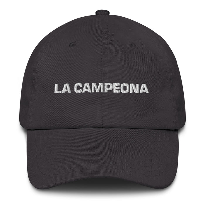 La Campeona The Champion Mexican Spanish Pride Gift Regalo Dad Hat - Mexicada