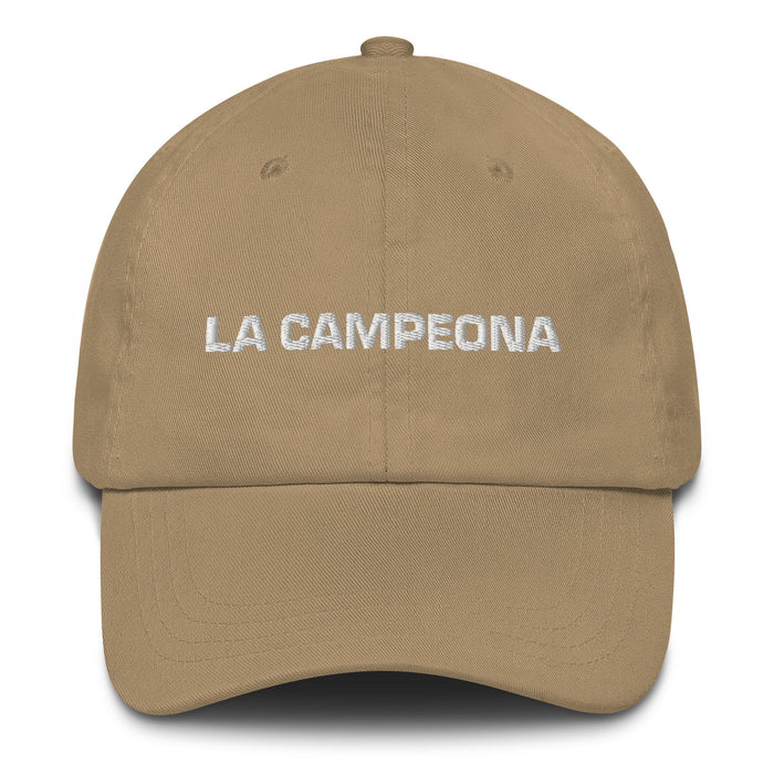 La Campeona The Champion Mexican Spanish Pride Gift Regalo Dad Hat - Mexicada