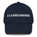 La Cancunense The Cancún Resident Mexican Spanish Pride Gift Regalo Dad Hat Mexicada Navy