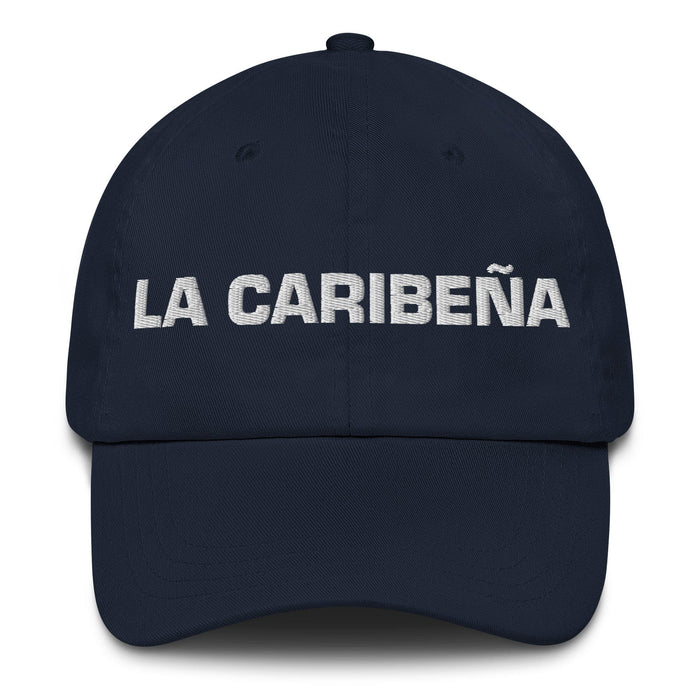 La Caribeña The Caribbean Mexican Spanish Pride Gift Regalo Dad Hat Mexicada Navy