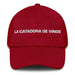 La Catadora De Vinos The Wine Taster Mexican Spanish Pride Gift Regalo Dad Hat Mexicada Cranberry