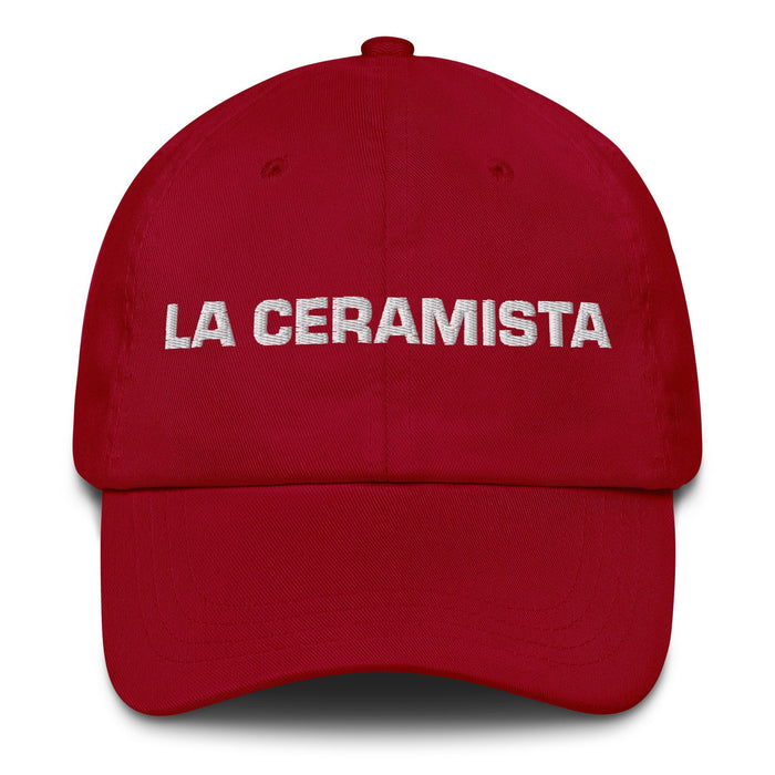 La Ceramista The Ceramic Artist Mexican Spanish Pride Gift Regalo Dad Hat - Mexicada