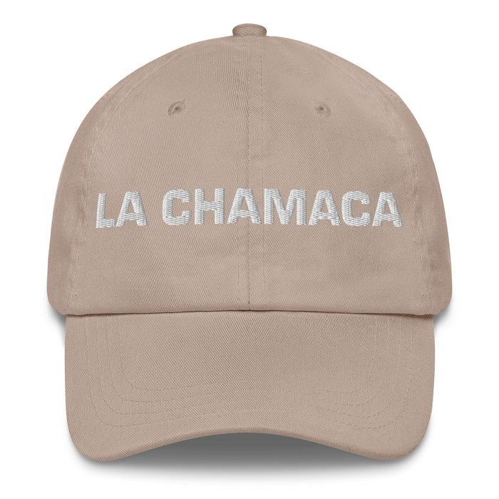 La Chamaca The Kid Mexican Spanish Pride Gift Regalo Dad Hat Mexicada Stone