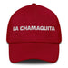 La Chamaquita The Little Kid Mexican Spanish Pride Gift Regalo Dad Hat Mexicada Cranberry