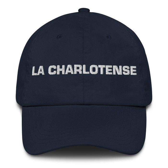 La Charlotense The Charlotte Resident Mexican Spanish Pride Gift Regalo Dad Hat Mexicada Navy