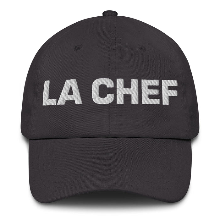 La Chef The Chef Mexican Spanish Pride Gift Regalo Dad Hat Mexicada Dark Grey