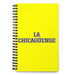 La Chicagüense The Chicagoan | Yellow Spiral Notebook, 140 Dotted Sheets | Funny Gift Idea Home Office Work | Mexican Spanish Pride Gift Mexicada