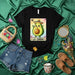LA CHIDA Funny Avocado La Loteria Card Mexican Bingo T-Shirt Unisex Graphic Tee Cute Kawaii Food Design for Women and Men Mexicada
