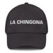 La Chingona The Badass Mexican Spanish Pride Gift Regalo Dad Hat Mexicada Dark Grey