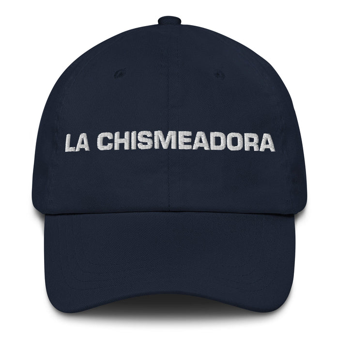 La Chismeadora The Gossiper Mexican Spanish Pride Gift Regalo Dad Hat Mexicada Navy