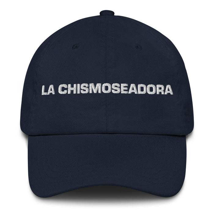 La Chismoseadora The Gossiper Mexican Spanish Pride Gift Regalo Dad Hat Mexicada Navy