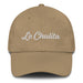 La Chulita Embroidered Dad Hat | Cute Girl, Charming, Sweet, Playful, Bright | L5 Mexicada Khaki