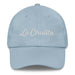 La Chulita Embroidered Dad Hat | Cute Girl, Charming, Sweet, Playful, Bright | L5 Mexicada Light Blue