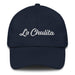 La Chulita Embroidered Dad Hat | Cute Girl, Charming, Sweet, Playful, Bright | L5 Mexicada Navy