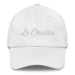 La Chulita Embroidered Dad Hat | Cute Girl, Charming, Sweet, Playful, Bright | L5 Mexicada White
