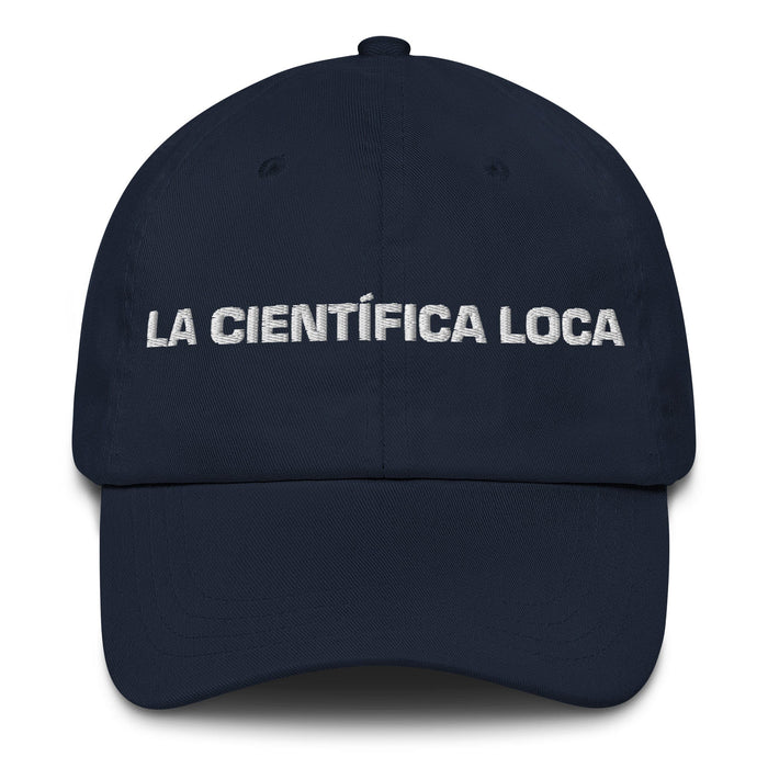 La Científica Loca The Mad Scientist Mexican Spanish Pride Gift Regalo Dad Hat Mexicada Navy