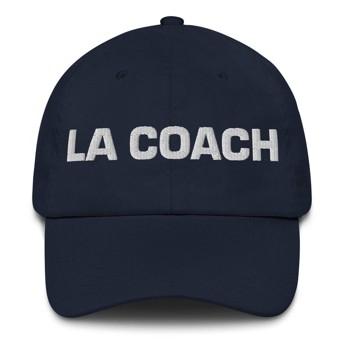 La Coach The Life Coach Mexican Spanish Pride Gift Regalo Dad Hat Mexicada Navy