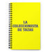 La Coleccionista De Tazas The Mug Collector | Yellow Spiral Notebook, 140 Dotted Sheets | Funny Gift Idea Home Office Work | Mexican Spanish Pride Gift Mexicada