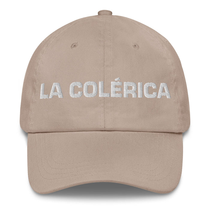 La Colérica The Choleric Mexican Spanish Pride Gift Regalo Dad Hat Mexicada Stone