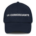 La Comerciante The Merchant Mexican Spanish Pride Gift Regalo Dad Hat Mexicada Navy