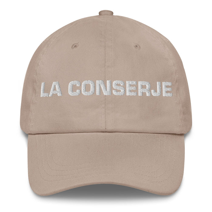 La Conserje The Caretaker Mexican Spanish Pride Gift Regalo Dad Hat Mexicada Stone