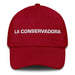 La Conservadora The Conservator Mexican Spanish Pride Gift Regalo Dad Hat Mexicada Cranberry