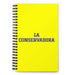 La Conservadora The Conservator | Yellow Spiral Notebook, 140 Dotted Sheets | Funny Gift Idea Home Office Work | Mexican Spanish Pride Gift Mexicada