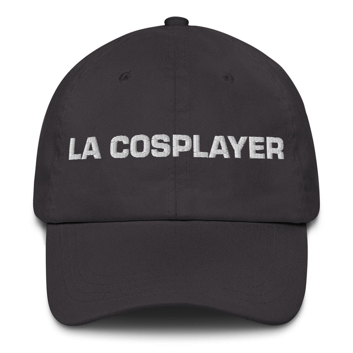 La Cosplayer The Cosplayer Mexican Spanish Pride Gift Regalo Dad Hat Mexicada Dark Grey