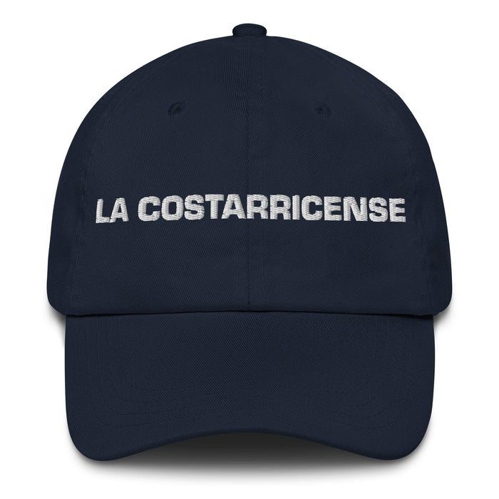 La Costarricense The Costa Rican Mexican Spanish Pride Gift Regalo Dad Hat Mexicada Navy