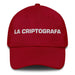 La Criptografa The Cryptographer Mexican Spanish Pride Gift Regalo Dad Hat Mexicada Cranberry