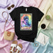 LA CROW Cute Rainbow Crow Lotería Card 13 Unisex T-Shirt - Mystical Bird Design, Mexican Bingo Style Graphic Tee, Fantasy Art Apparel Gift Mexicada