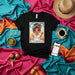 LA CUBANA Loteria Card T-Shirt, Cute Cuban Girl Art Tee, Traditional Mexican Bingo Game Design, Unisex Graphic Shirt, Latina Heritage Apparel, Number 12 Mexicada