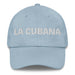 La Cubana The Cuban Mexican Spanish Pride Gift Regalo Dad Hat Mexicada Light Blue