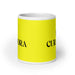 La Curadora The Curator Funny Home Office Work Coffee Mug Mexican Spanish Pride Gift White Glossy Cup Yellow Card Mug Mexicada