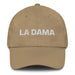 La Dama The Lady Mexican Spanish Pride Gift Regalo Dad Hat Mexicada Khaki