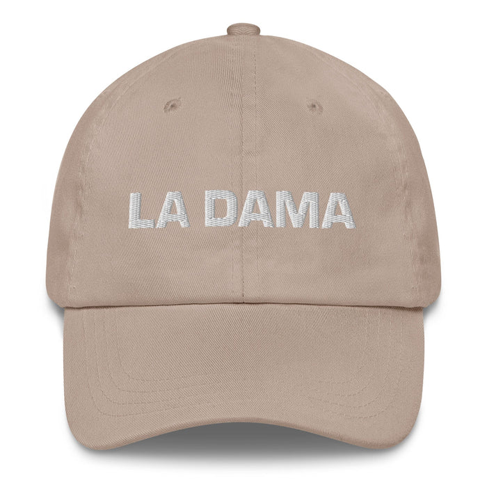 La Dama The Lady Mexican Spanish Pride Gift Regalo Dad Hat Mexicada Stone