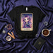 LA DEÍSTA La Lotería Card 13 T-Shirt, Cute Goddess Deity Purple Hair Mystical Cosmic Celestial Kawaii Graphic Tee, Witchy Spiritual Shirt Gift Mexicada